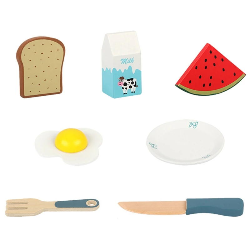 

Kitchen Pretend Play Toy Simulation Wooden Toaster Bread Maker Early Educational