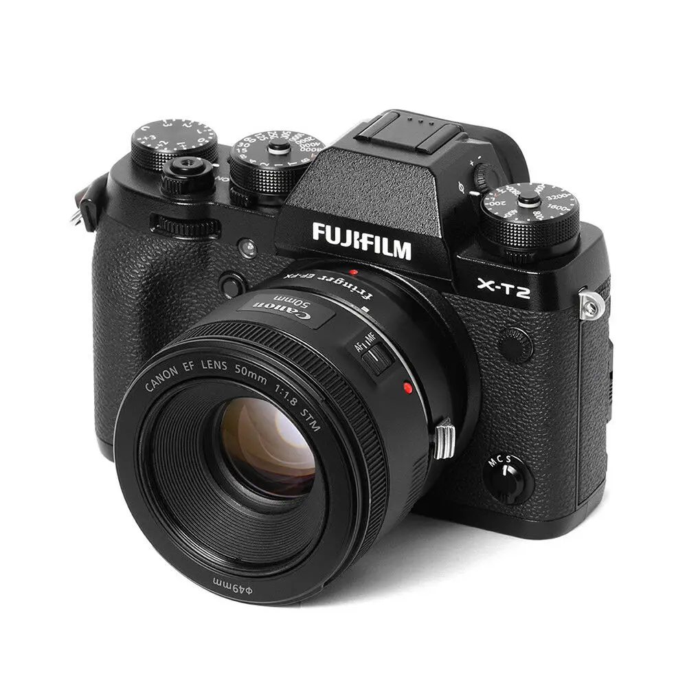 Адаптер автофокуса Fringer для объектива Canon EF крепеж Fujifilm X адаптер с автофокусом T20