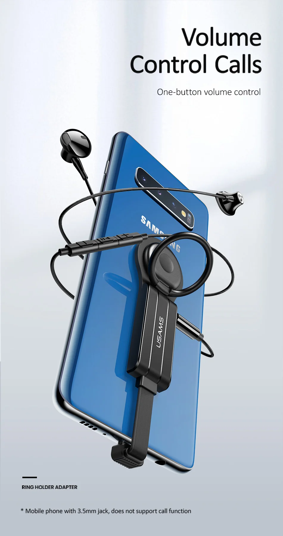 USAMS Тип C 3,5 мм Aux адаптер type-c OTG Аудио адаптер для samsung S10 S9 USB C к type C двойной QC PD 3,0 адаптер быстрой зарядки