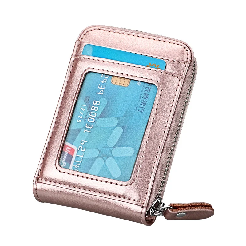 Chain

TRASSORY Кошелек для бизнес-карт и кредитных карт из натуральной кожи с блокированием RFID на 14 слотов для женщин, маленький, с цепочкой для безопасности.