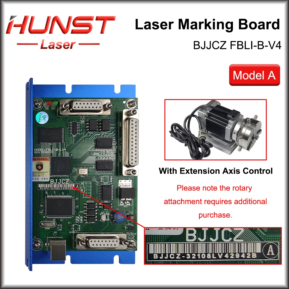 Hunst BJJCZ Laser Marking Machine Controller Original Card FBLI-LV4 Ezcad for 1064nm Fiber Laser Marking Machine JPT Raycus MAX enlarge