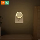 Умный светодиодный ночник Xiaomi Mijia, оригинальный сенсорный выключатель, теплый белый свет, лампа для детской спальни