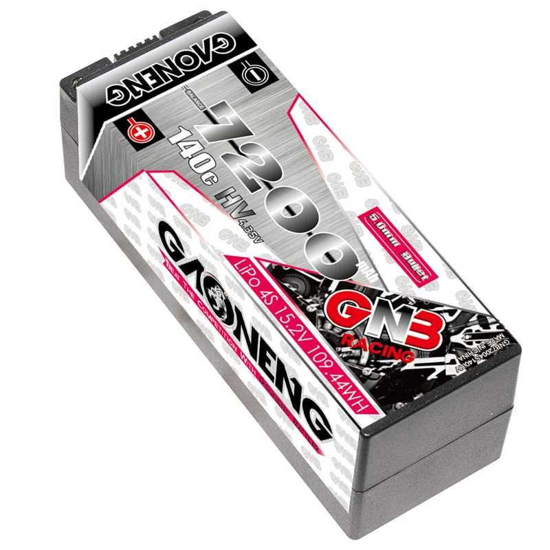

GNB GAONENG 15,2 V 7200mAh 4S 140C MAX 280C Hardcase LiPo LiHV 1:8 1/8 RC