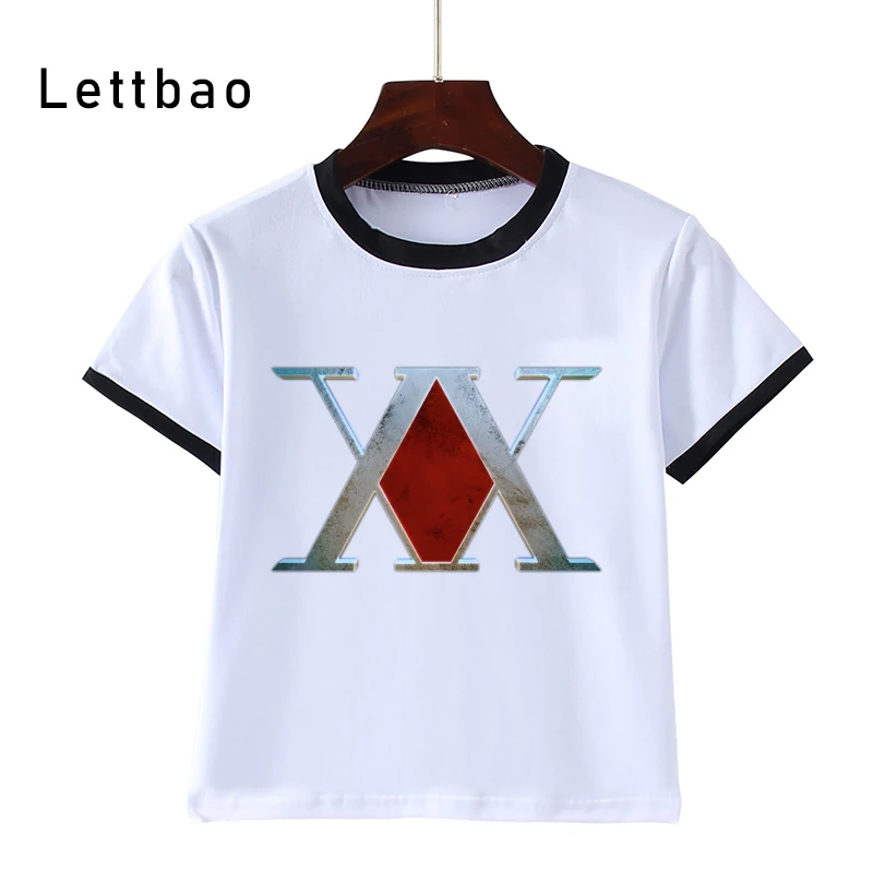 

Hunter X Hunter Harajuku футболка для детей Детская футболка с забавным мультипликационным принтом «гранж футболка 90s эстетическое модное корейское С...