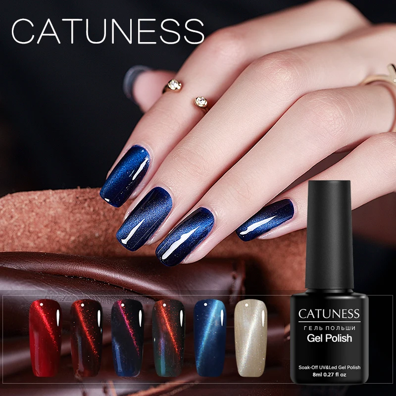 CATUNESS гель для ногтей новейший Гель лак с эффектом "кошачий глаз" УФ