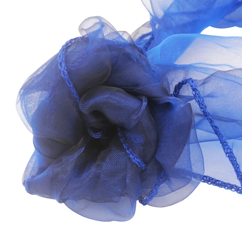 Navy Blue FERR, 100 шт, новинка, органза, на стул, с поясом, с бантом, для свадебной вечеринки, украшения, Свадебный продукт, высокое качество - Цвет: Navy Blue