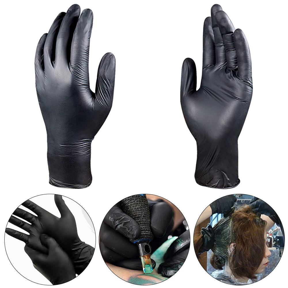 

100pcs Gloves Nitrile Nitrile Gloves Kitchen Disposable Latex Gloves For Household Household Work Gloves Cleaning Food Gloves