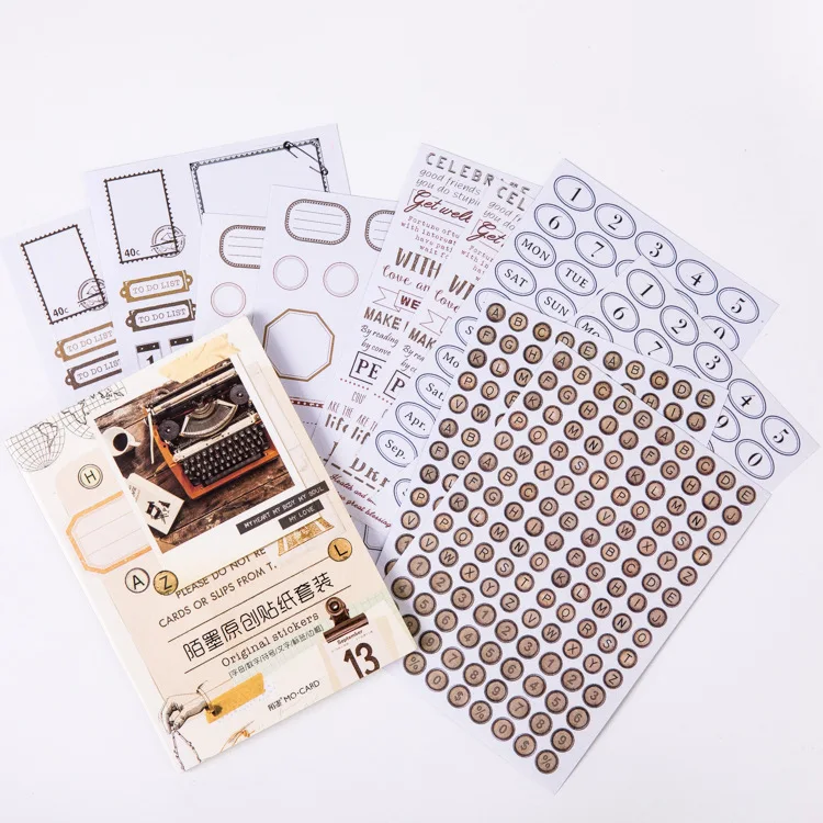 

10pcs/lot Kawaii Stationery Stickers Sticker set basic pattern Diary Decorative Mobile Stickers Scrapbooking DIY Craft Stickers