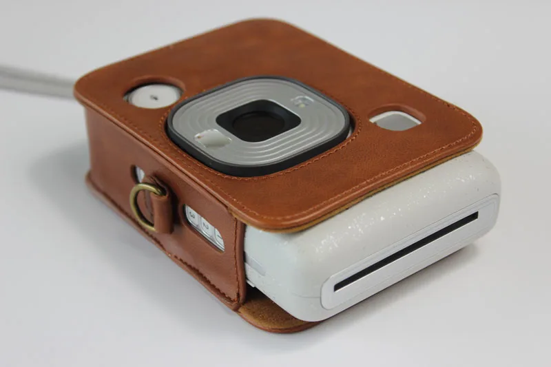 Чехол-сумка для камеры FUJIFILM instax mini LiPlay из искусственной кожи, винтажный плечевой ремень, защитный чехол для камеры