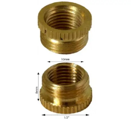1/2 &quotМужской до 10 мм Женский латунный держатель для лампы редукционный конвертер