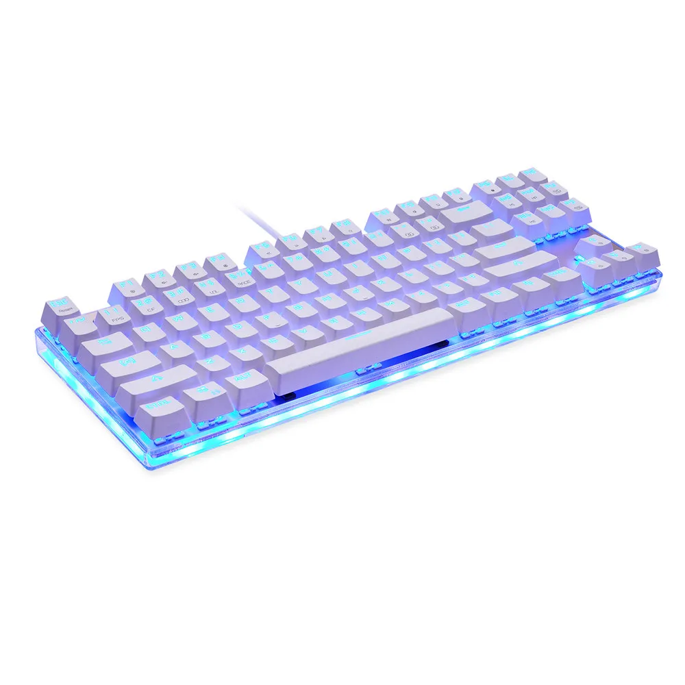 Клавиатура для ПК ноутбука MotoSpeed K87s цветная подсветка Usb Проводная игровая