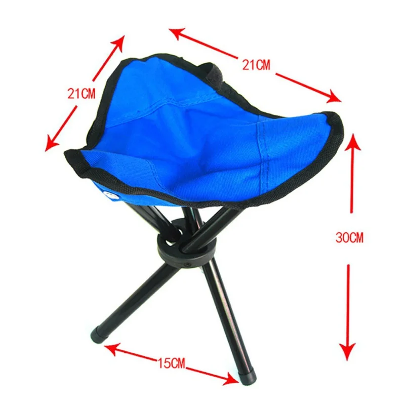

Outdoor Portable Folding Chair Triangle Small Stool Fishing Beach Chair