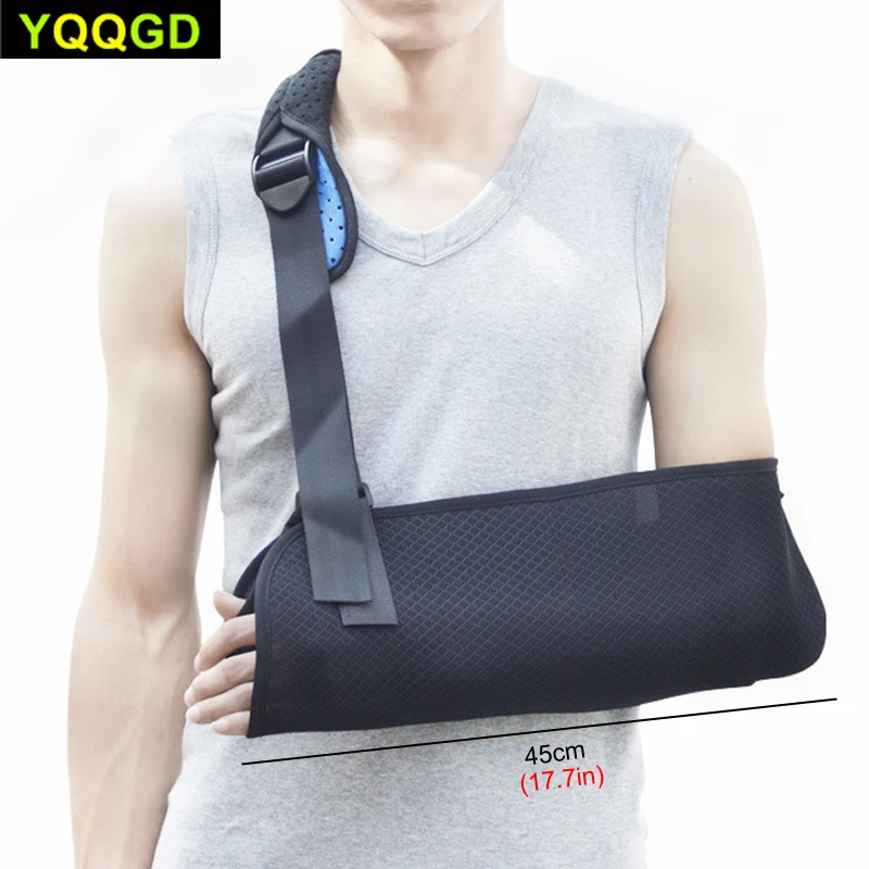 

arm sling medical sling for broken & fractured Bones Adjustable Arm Shoulder & Rotator Cuff Support For Strains and Tear