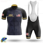 Одежда для велоспорта из США, 2021, США, велосипедная одежда, велосипедный комплект с коротким рукавом, горный велосипед велосипедная униформа
