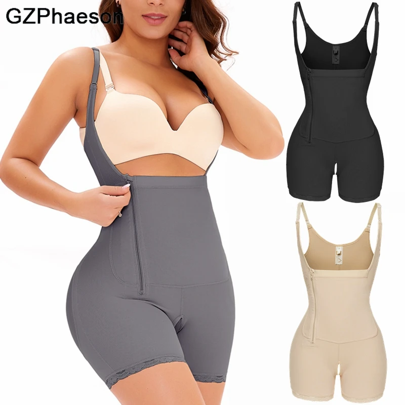 Корректирующее белье женское Бесшовное утягивающее для похудения боди с боковой