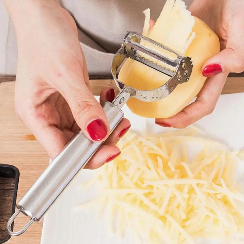 

Vegetable Peeler Steel Kitchen Potato Peeler Metal Carrot Grater Slicer Shredder Fruit Peeler Kitchen Tools