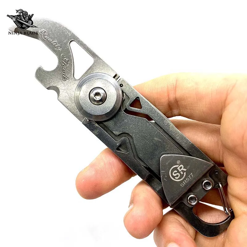 Многофункциональный складной нож из нержавеющей стали портативный карманный