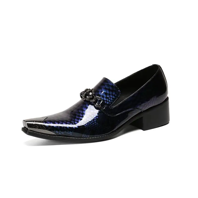 NEW style Handmade men 100% leather shoes with Rivet Metal Toe Fashion men's casual loafers smoking slipper flats | Обувь