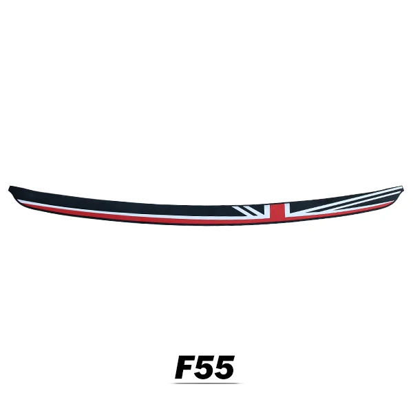 1 piece for F55 Автомобильный стиль, мягкий резиновый задний бампер, защита багажника, защита края, накладка, наклейки для MINI Cooper F55 F56, хэтчбек - Название цвета: 1 piece for F55