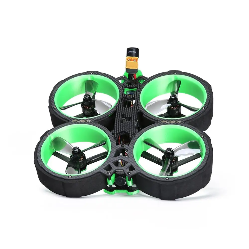 IFlight Green Hornet V2 145 мм 3 дюйма фотоэлемент 6S CineWhoop BNF с/Фотоэлемент 1408 мотор/SucceX-E mini F4 35A