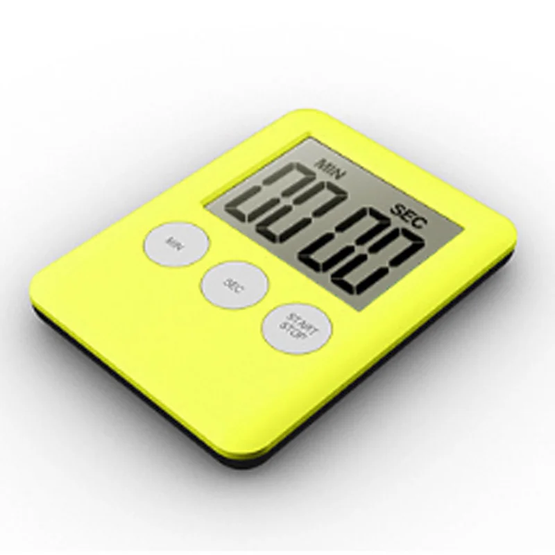 

Super Thin LCD Digital Screen Kitchen Countdown Timer Magnet Clock Sleep Stopwatch Clock Timer Temporizador Clock dropship TSLM1