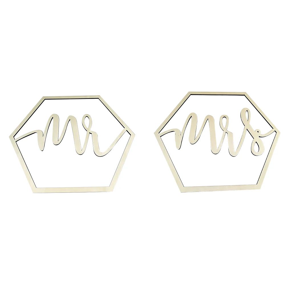 Деревянный баннер для стула стулья знак сделай сам свадебное украшение помолвка