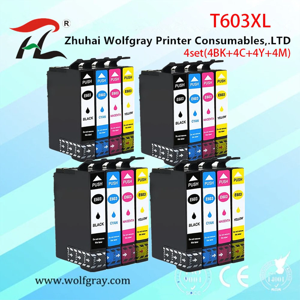 HTL T603XL совместимый с Epson 603XL E603 T603 для детской строки фотографический принтер |
