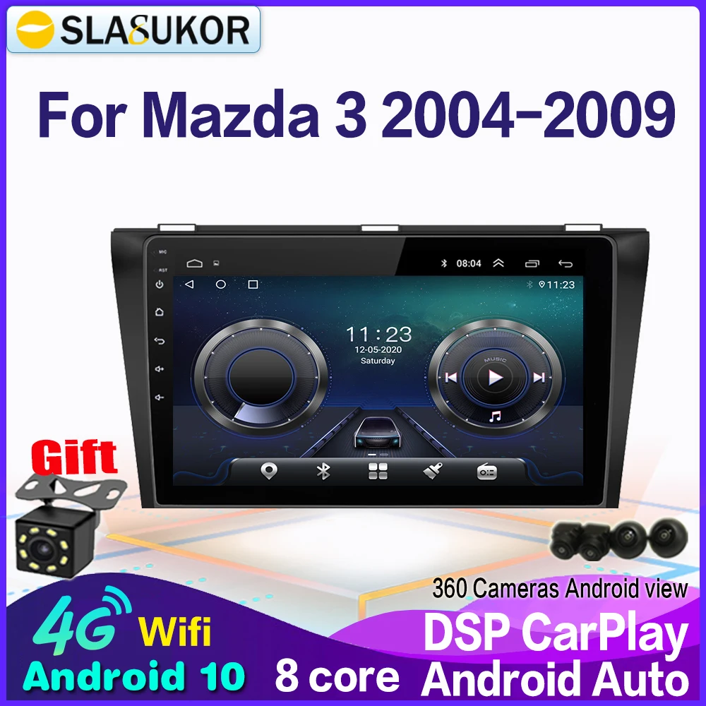 Мультимедийная магнитола для Mazda мультимедийная стерео-система на Android 10 с 9