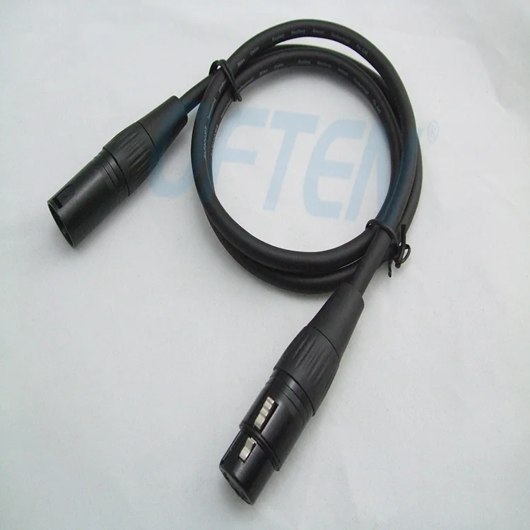 XLR 3Pin черный микрофонный кабель Шнур для микрофона мужчин и женщин