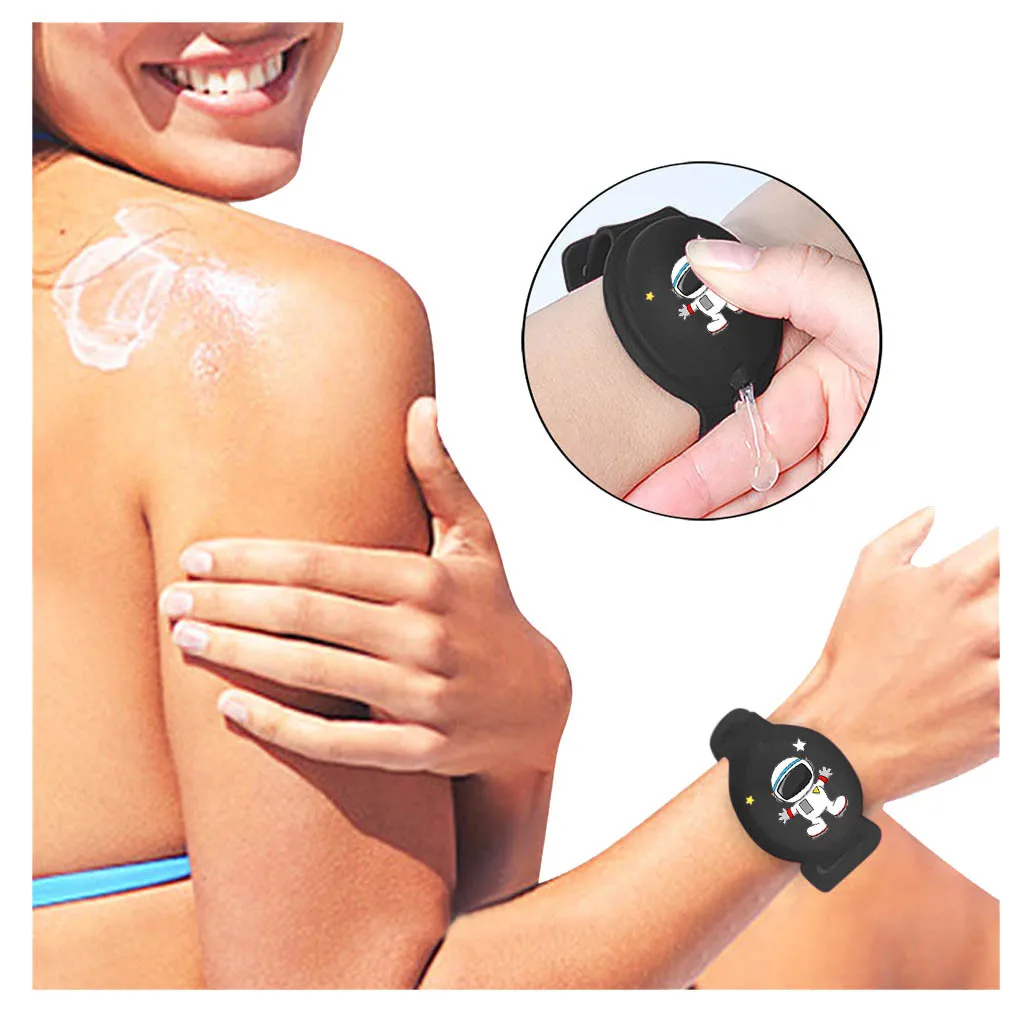 1 шт. диспенсер для жидкости на запястье взрослых и детей + бутылка клюва гель