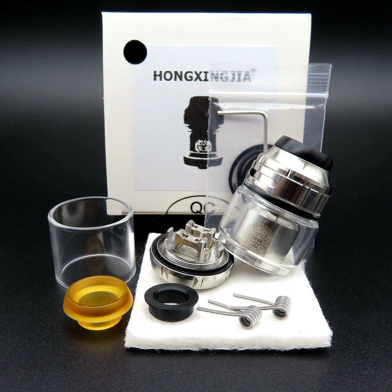 Обслуживаемый атомайзер HongXingJia Zeus X RTA бак с двойной катушкой для электронной