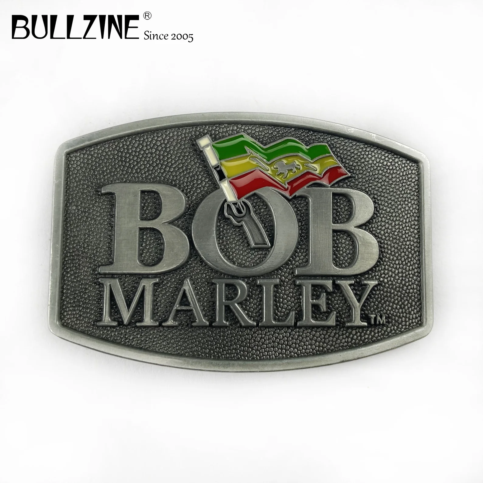 Модная пряжка для ремня Bullzine BOB marley с отделкой из оловянного FP-02884 подходит