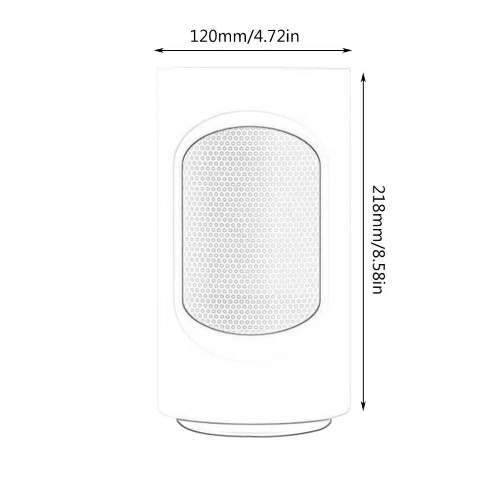 180 градусов встряхивание нагревательная головка Новый мини обогреватель