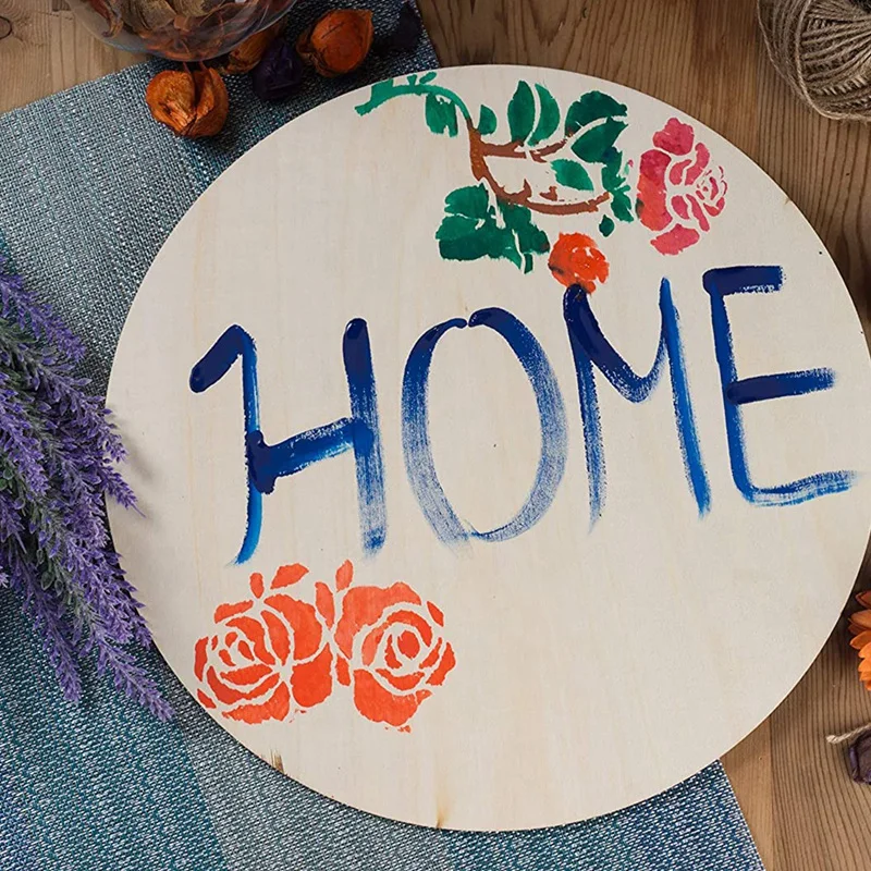 Необработанные деревянные вырезы украшения для рукоделия сделай сам живопись