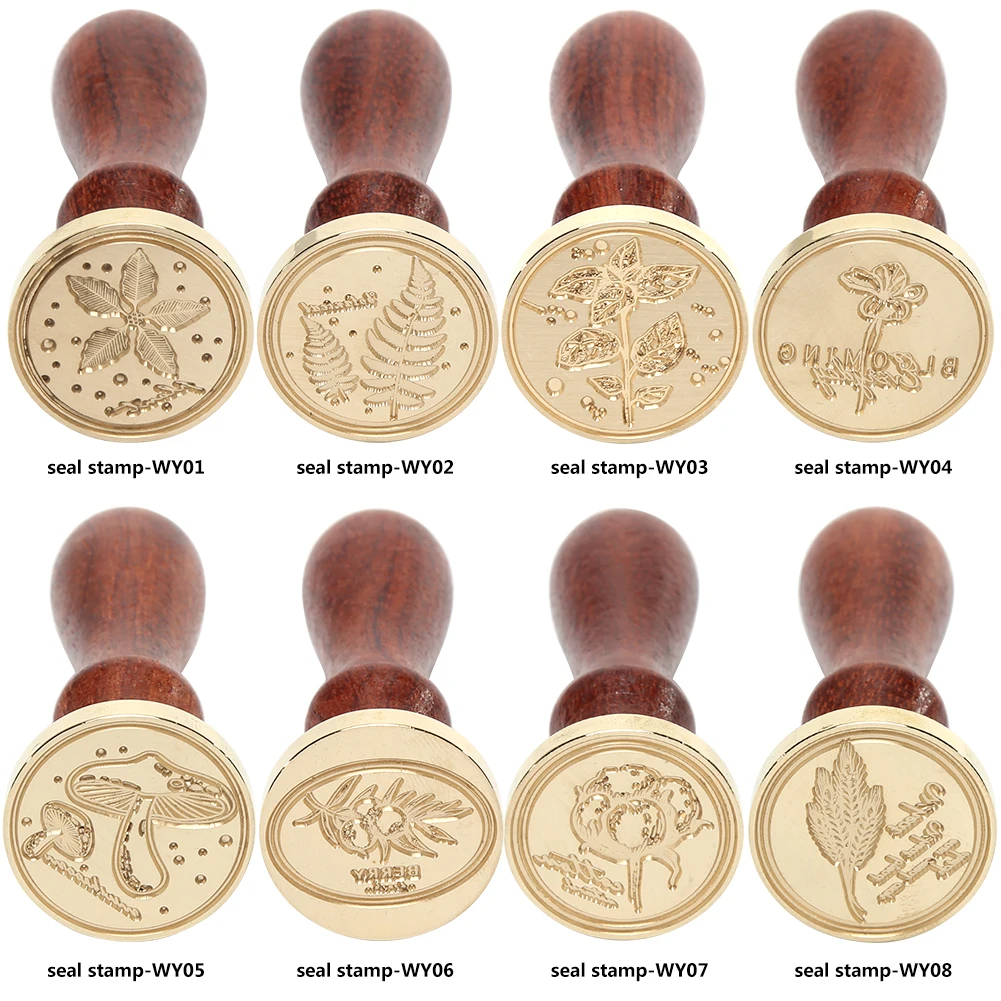 DIY печать с рисунком растений восковая ретро-конверт скрапбукинг фотоальбом