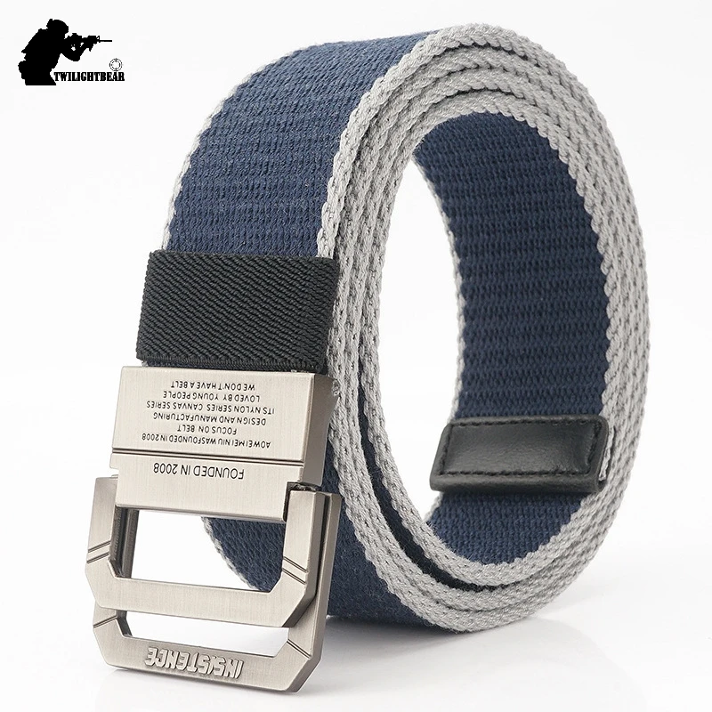 125 см нейлоновый холщовый ремень унисекс с пряжкой из сплава повседневный пояс