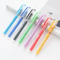 7pcs color gel pen ballpoint 0 5mm visual free ink roller ball pens for writing signature school office business supplies 6663
