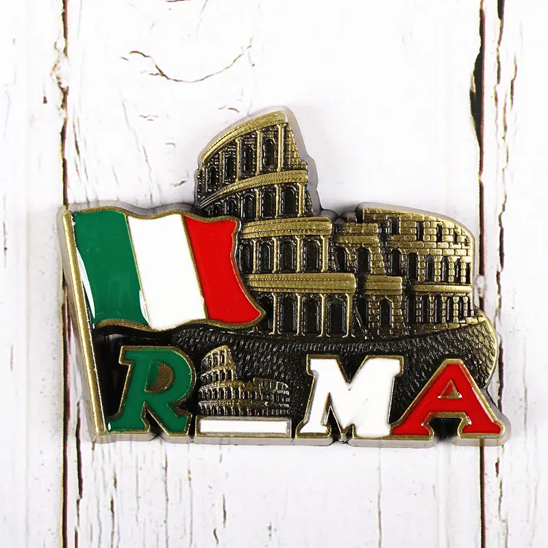 Европейские магниты на холодильник металлические наклейки английский и