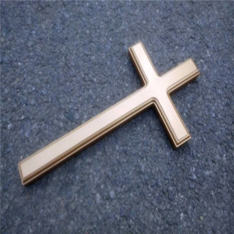 Крест Иисуса из твердой древесины 30 см настенные украшения Кулон