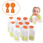 50 шт., сумка для хранения детского питания, для приготовления органической пищи, свежей для ребенка, для малышей, сумка для хранения фруктового сока, Детская пищевая добавка, сумка для хранения