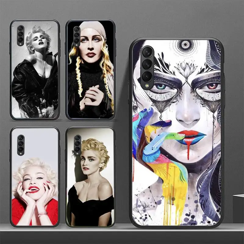 

Madonna Madame Phone Case for Samsung A02 A52 A12 A8 Plus A9 2018 A10S A20 A30 A40 A50 A70 A72 A32 A30S A10 cover