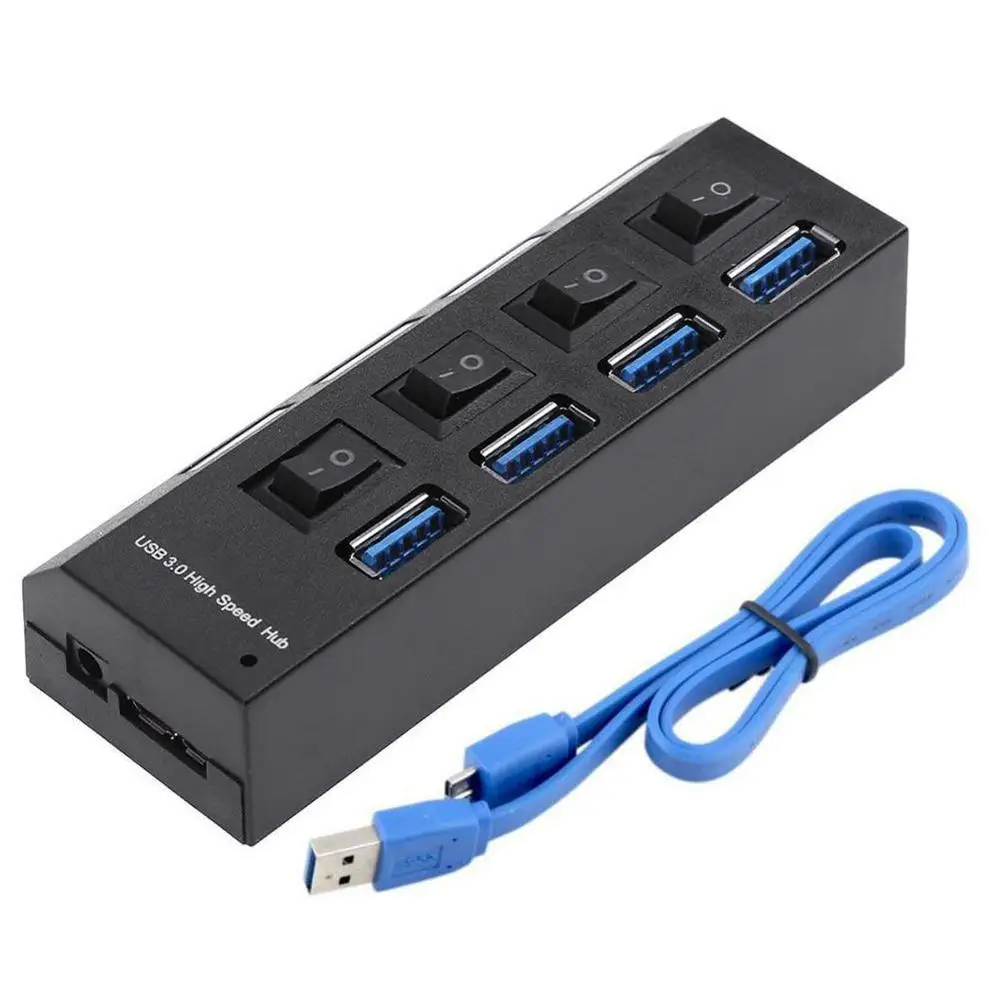 USB 3 0 концентратор usb хаб мульти сплиттер Hab 4/7 порт многоразового использования