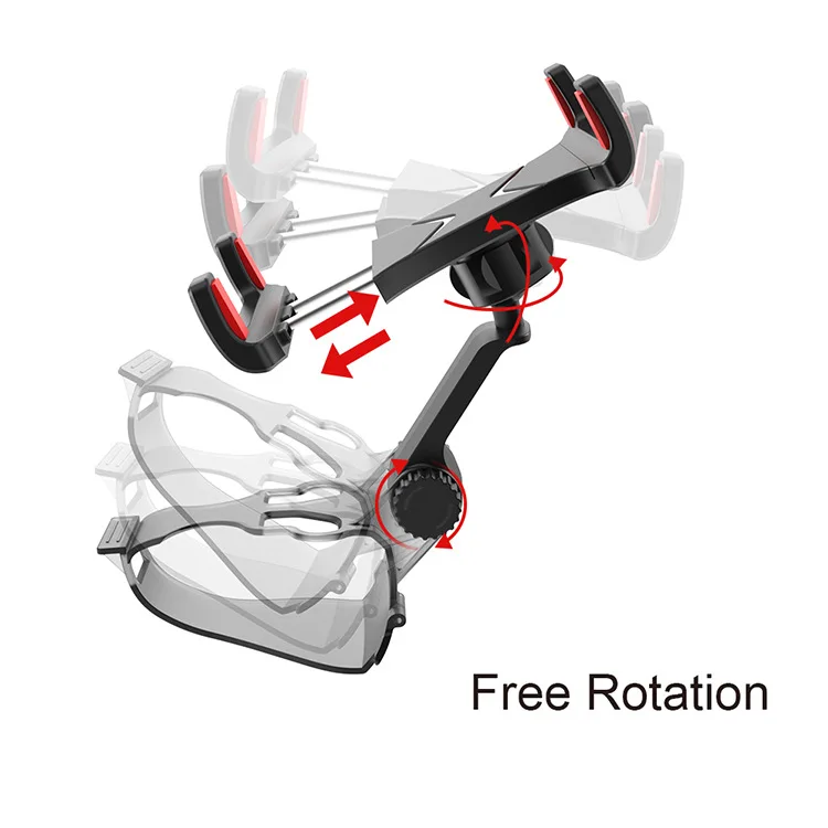 Регулируемый держатель для геймпада с ручкой свободного поворота зажим консоли