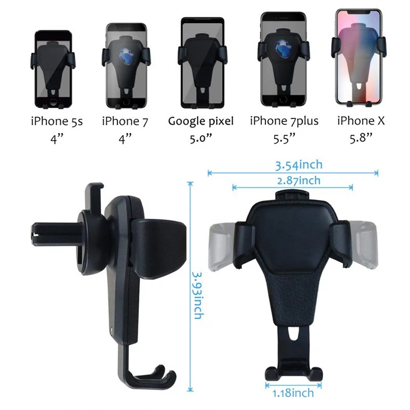 Вентиляционное отверстие подставка держатель для мобильного телефона hyundai tucson