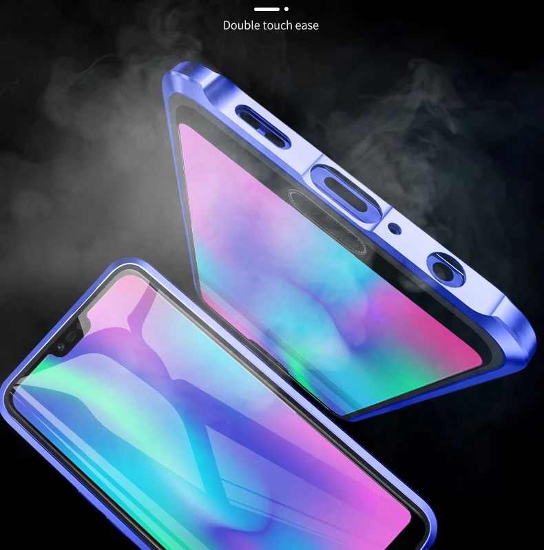 360 Полный Магнитный чехол для huawei Honor 10 стеклянный чехол для Honor V10 чехол Магнит закаленное стекло чехол для Honor 10i чехол для телефона
