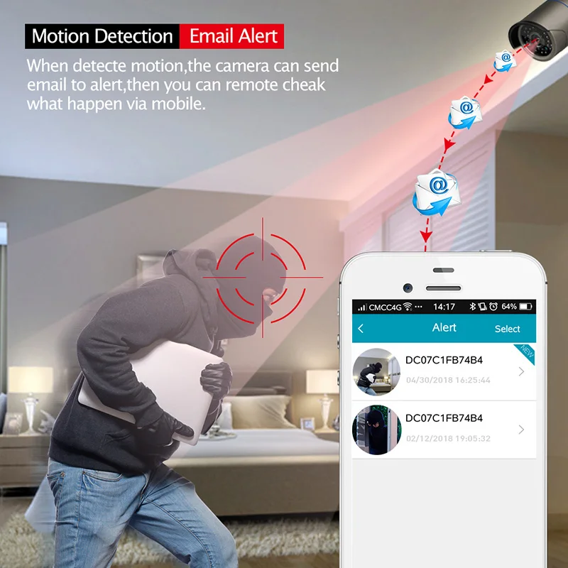 5 МП/2 МП/3 МП Водонепроницаемая наружная камера ночного видения для системы