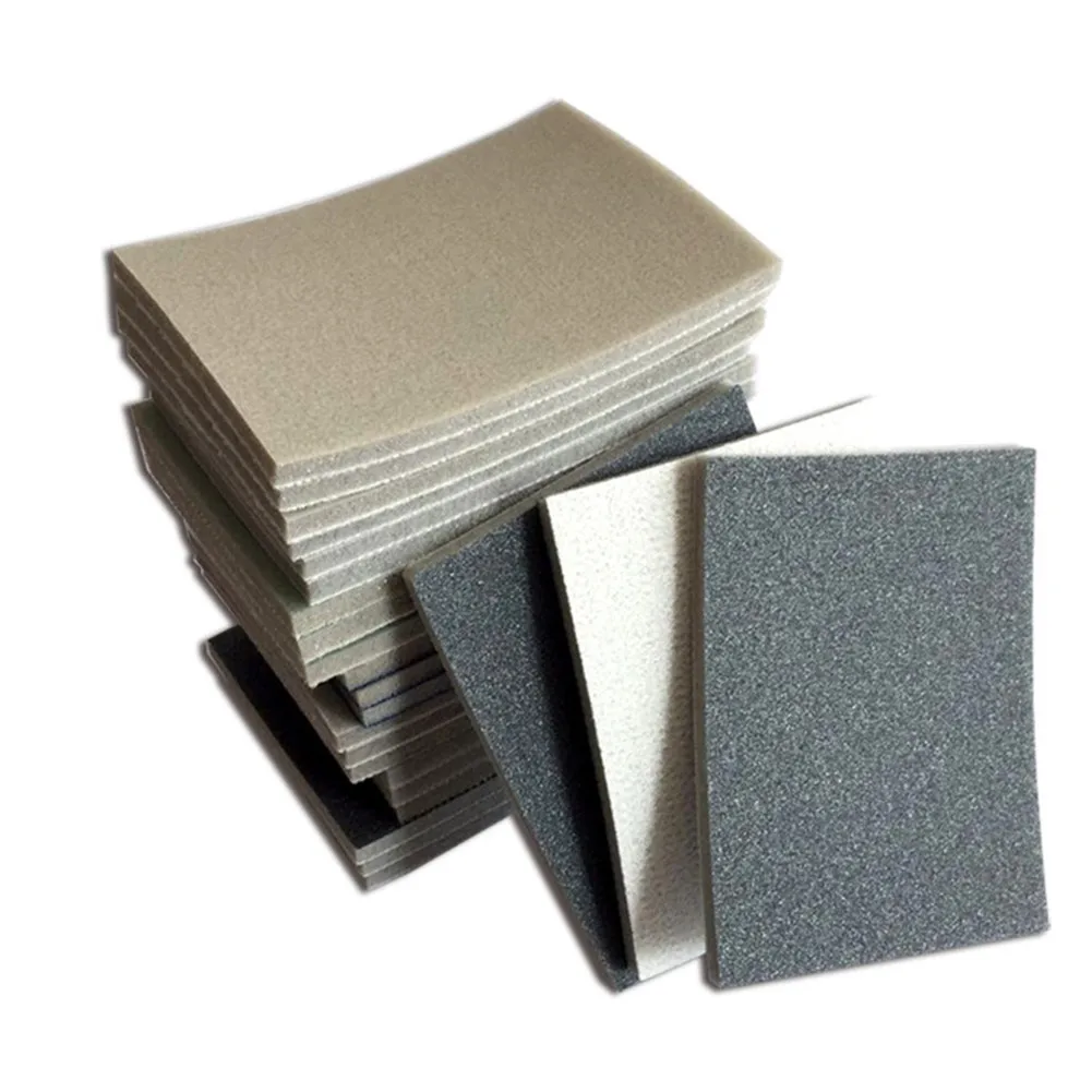 

10pcs Abrasive Foam Sanding Block Wet Dry Bodywork Fine Coarse Grit Sandpaper Sponge Pads Sander Parts