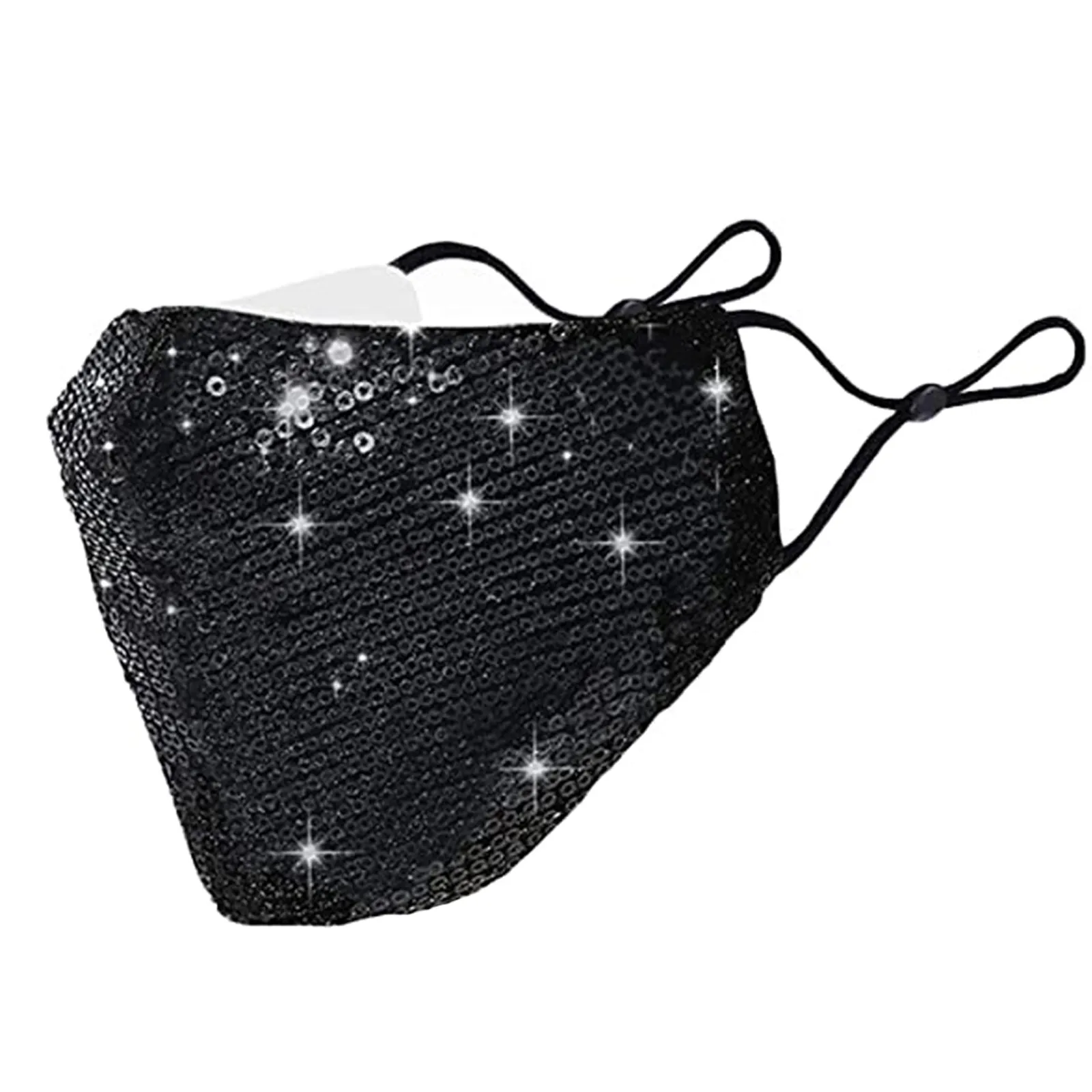 

2pc Masks With 10 Filters Washable Mask For Adults Breathable Masks Washable Reusable Masks Sequined Cover Masks Cubrebocas d5