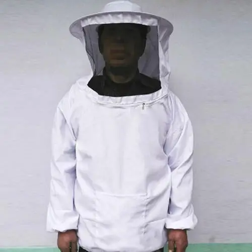 

Protective Beekeeping Jacket Veil Smock Equipment Beekeeping Hat Sleeve Suit protective suit