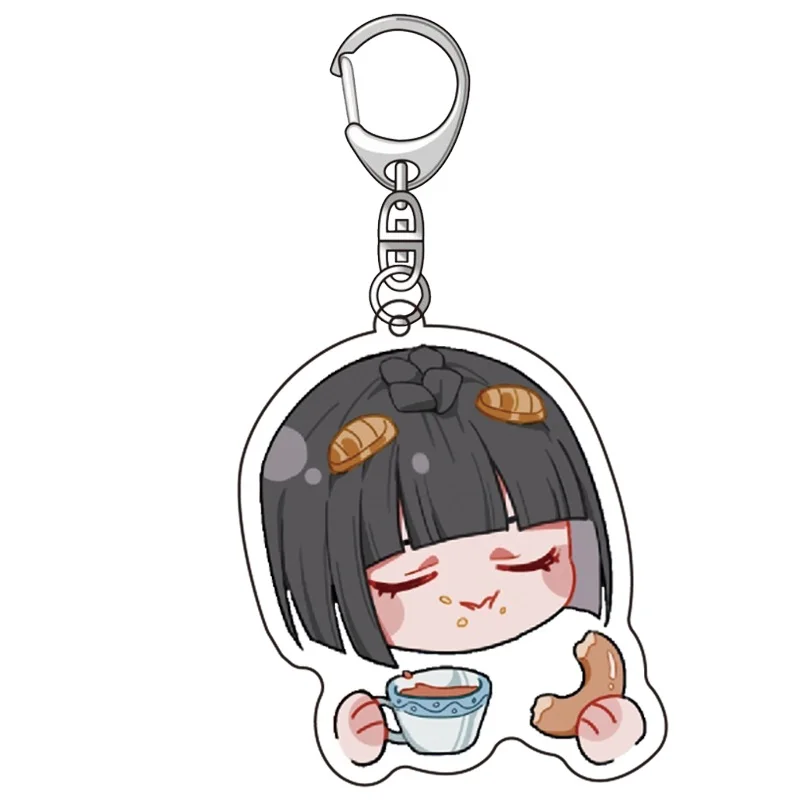 

Anime Keychains JoJo's Bizarre Adventure Man Key Chain For Women Accessories Bag Pendant Key Rings Acrylic Give Friends Gifts